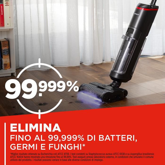 POLTI - Lavapavimenti ROLLYSTEAM WD40C-Nero