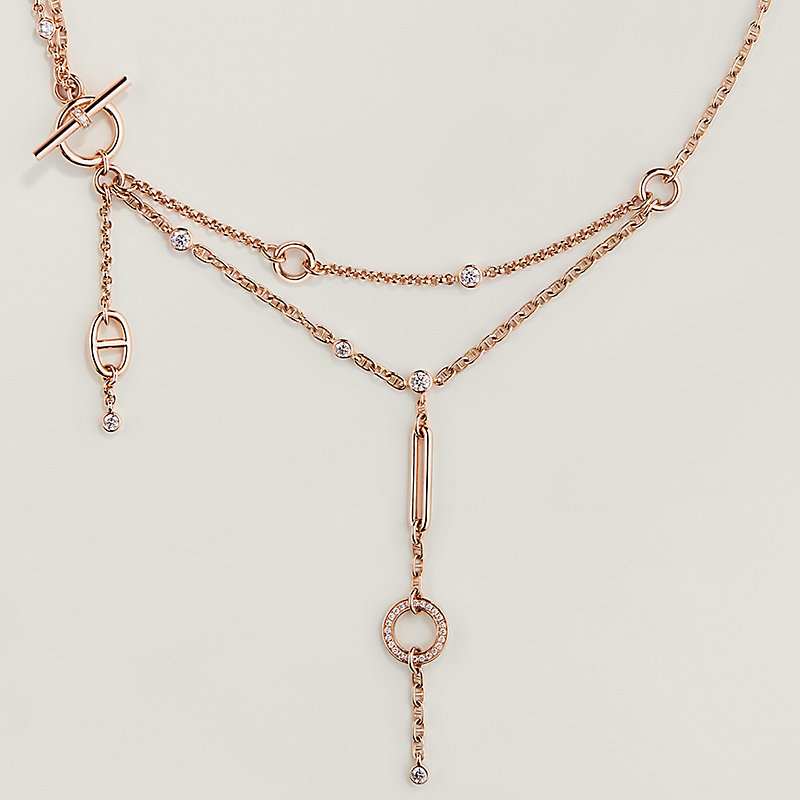 Chaine d'ancre Chaos lariat necklace