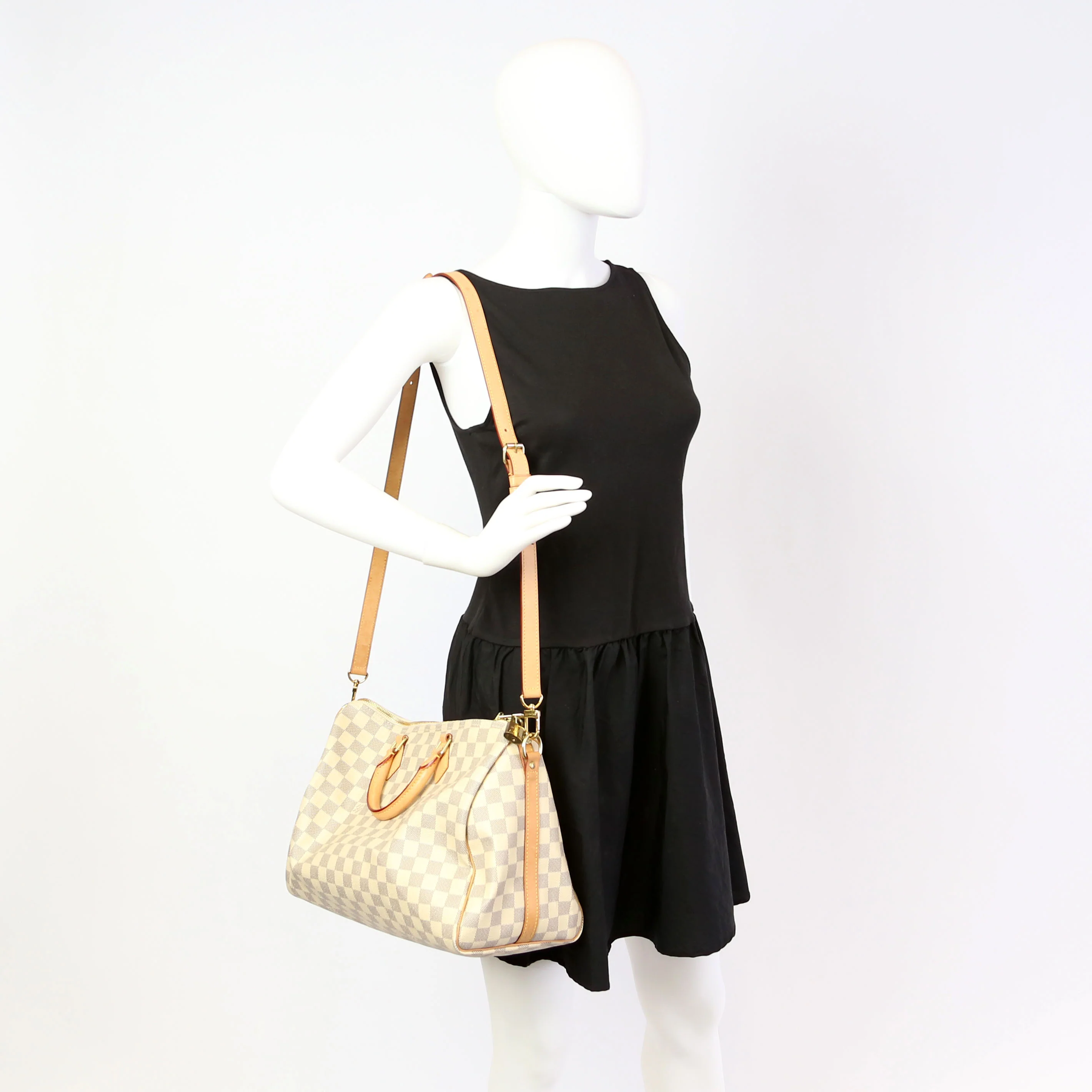 Speedy 35 Damier Azur Bandouliere