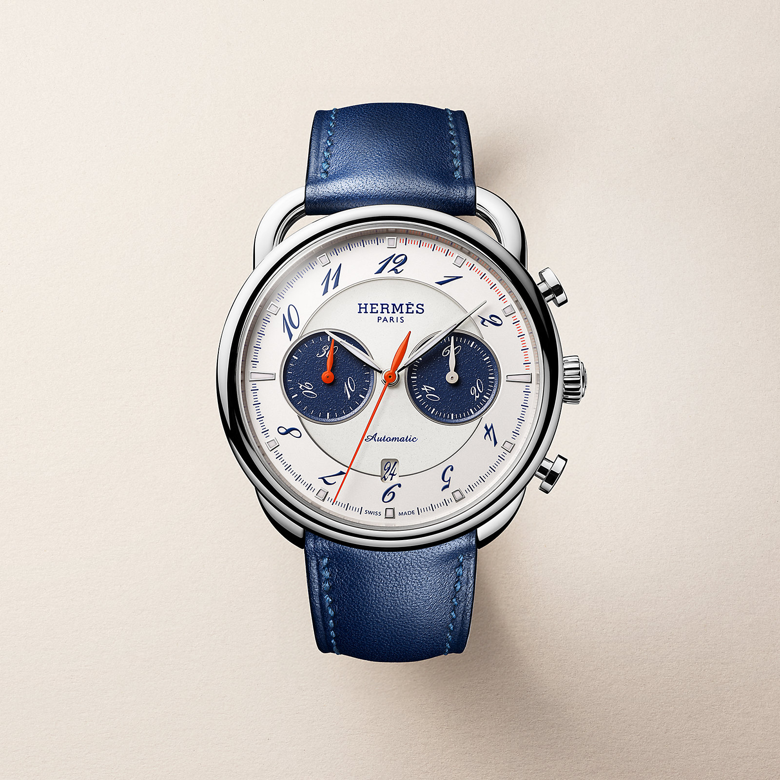 Arceau Chronographe watch, 42 mm