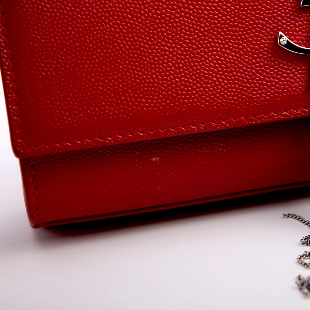 Kate Tassel Satchel Small 474366 Red/Silver