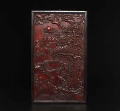 50CM Set Chinese Wood Plate w/ landscape