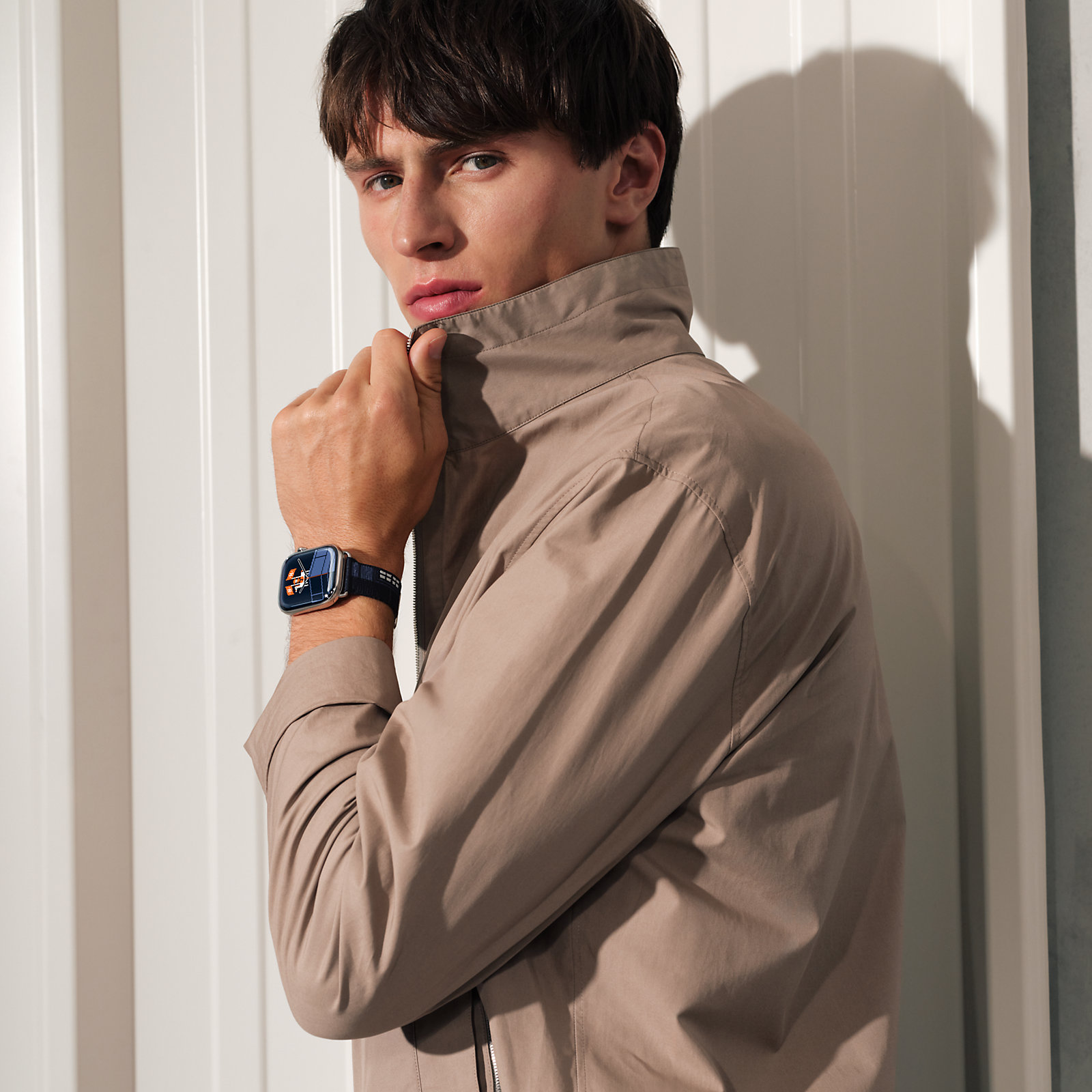 Band Apple Watch Hermès Single Tour 46 mm Faubourg Party