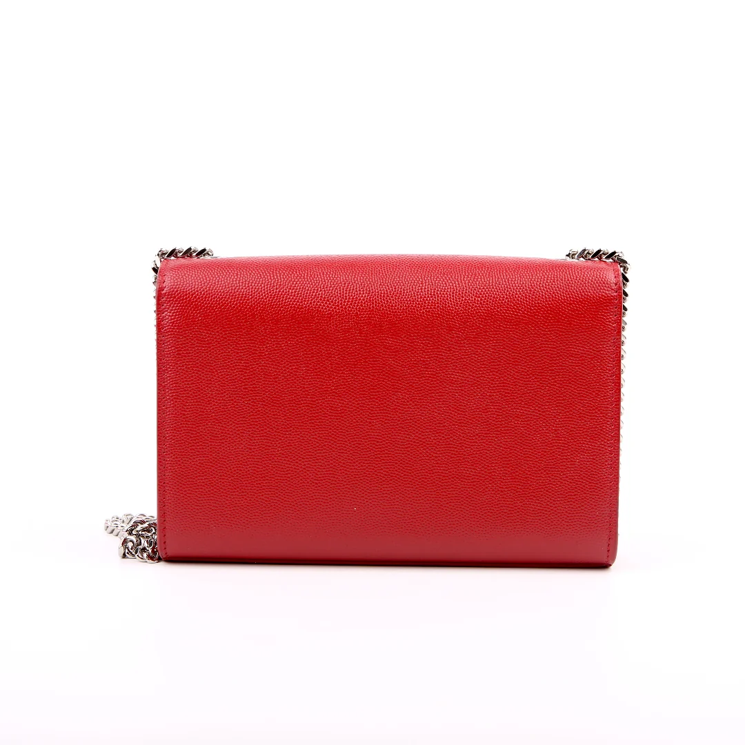 Kate Tassel Satchel Small 474366 Red/Silver