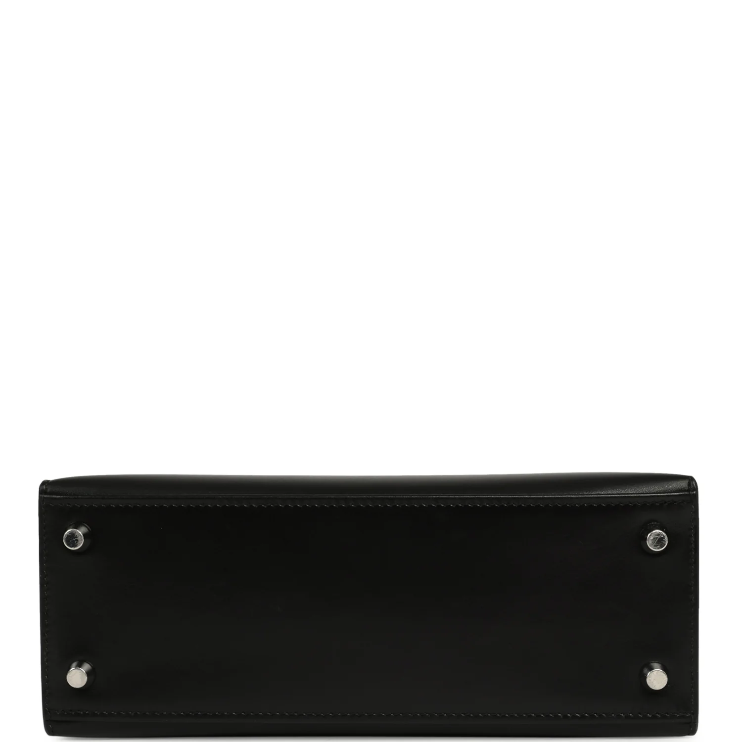 Hermes Kelly Sellier 25 Black Box Palladium Hardware