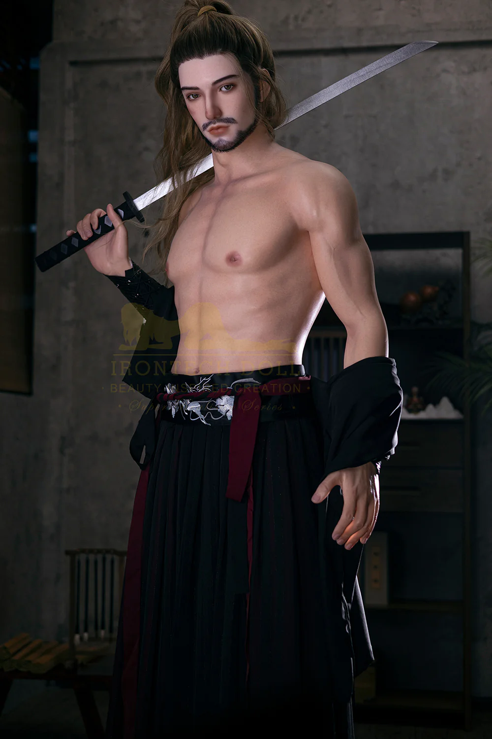 Irontechdoll Micheal 5ft58 /176cm M10 Full Silicone Muscular Full Body Male Custom Sex Doll