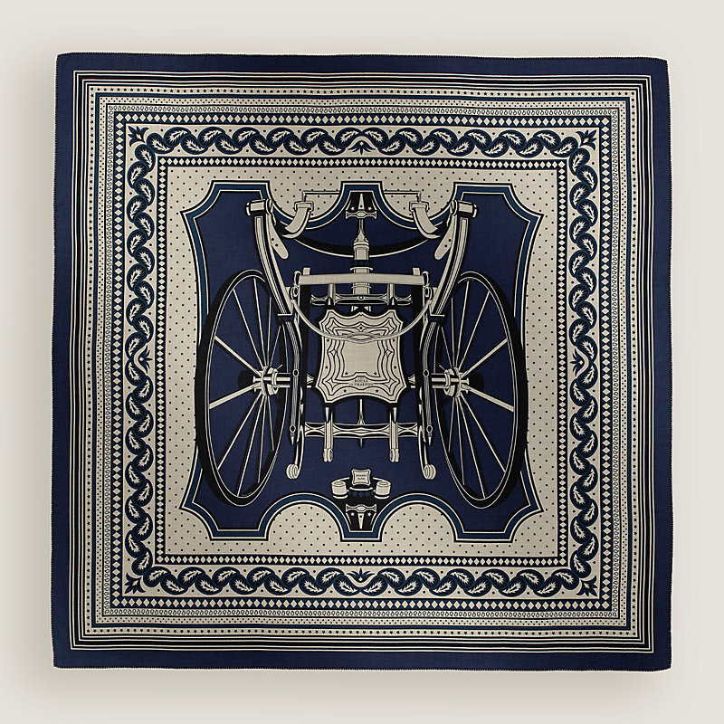 Les Roues de Phaeton Bandana shawl 140