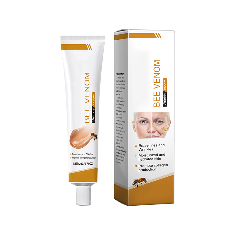 Hot Sales 20g Organic Face Skin Care Erase Lines Firming Lifting Bee Venom Wrinkle Cream