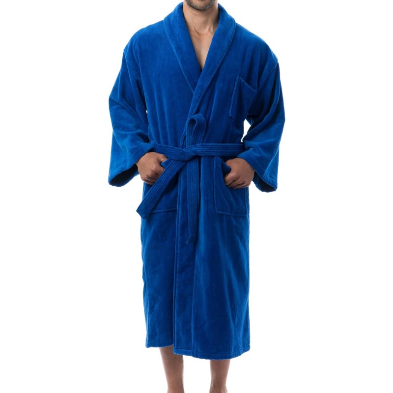 Alpine Swiss Pure Cotton Terry Cloth Men's Bathrobe