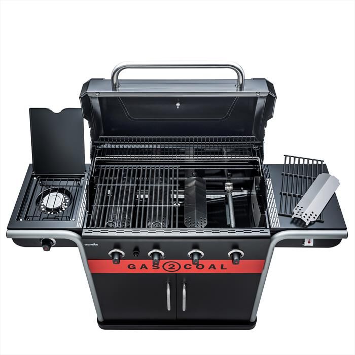 CHAR-BROIL - Barbecue BBQ GAS2COAL 2.0 4B F4+1-Black