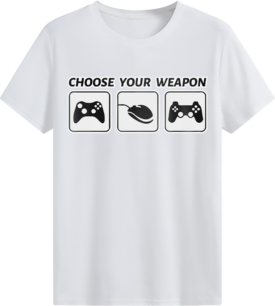 CHOOSE YOUR WEAPON T-shirt