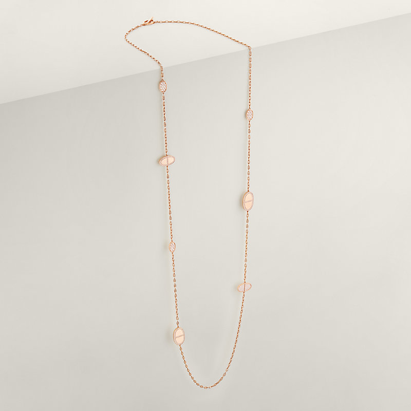 Chaine d'ancre Contour long necklace