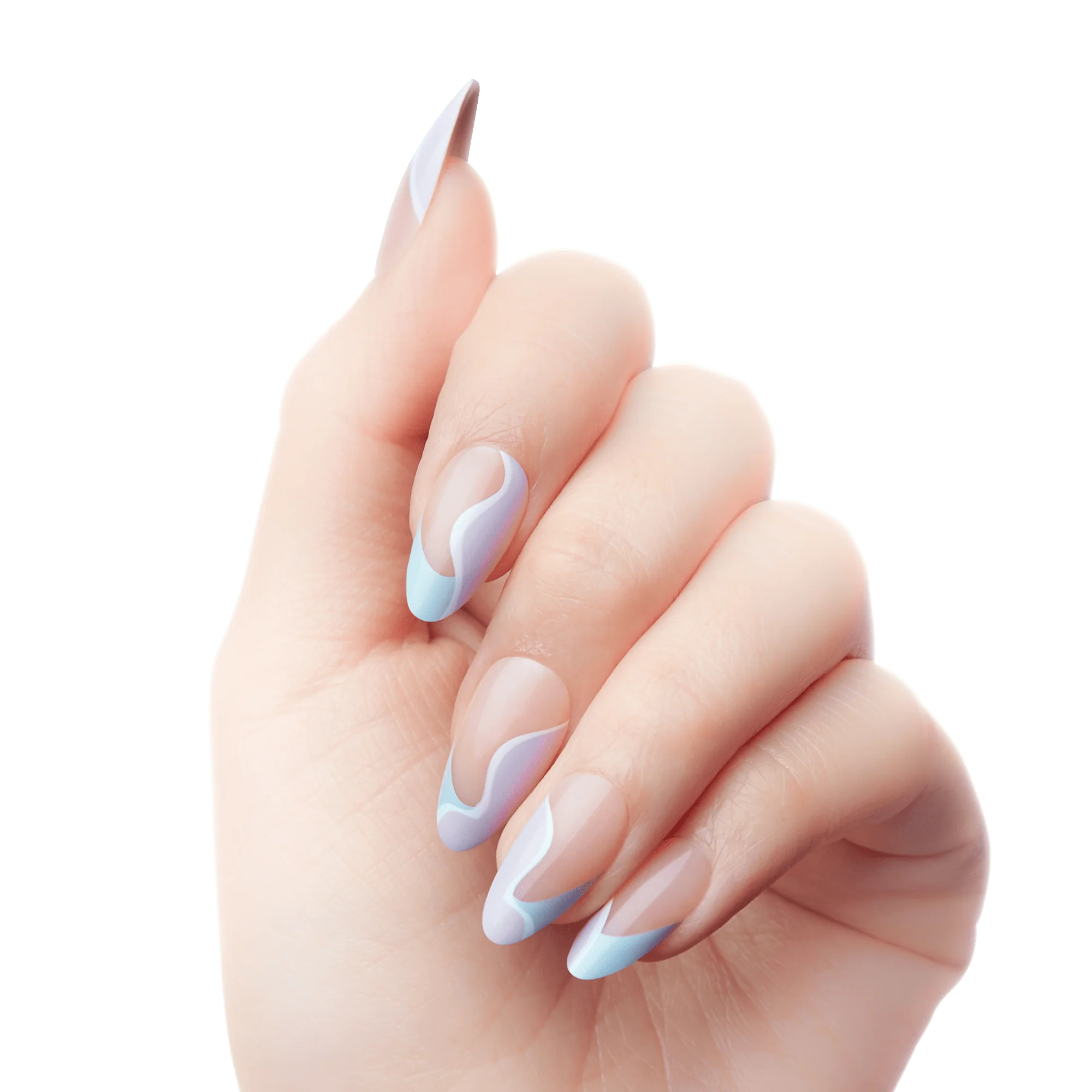 KISS Voguish Fantasy Press On Glue Nails - Causal Tuesday