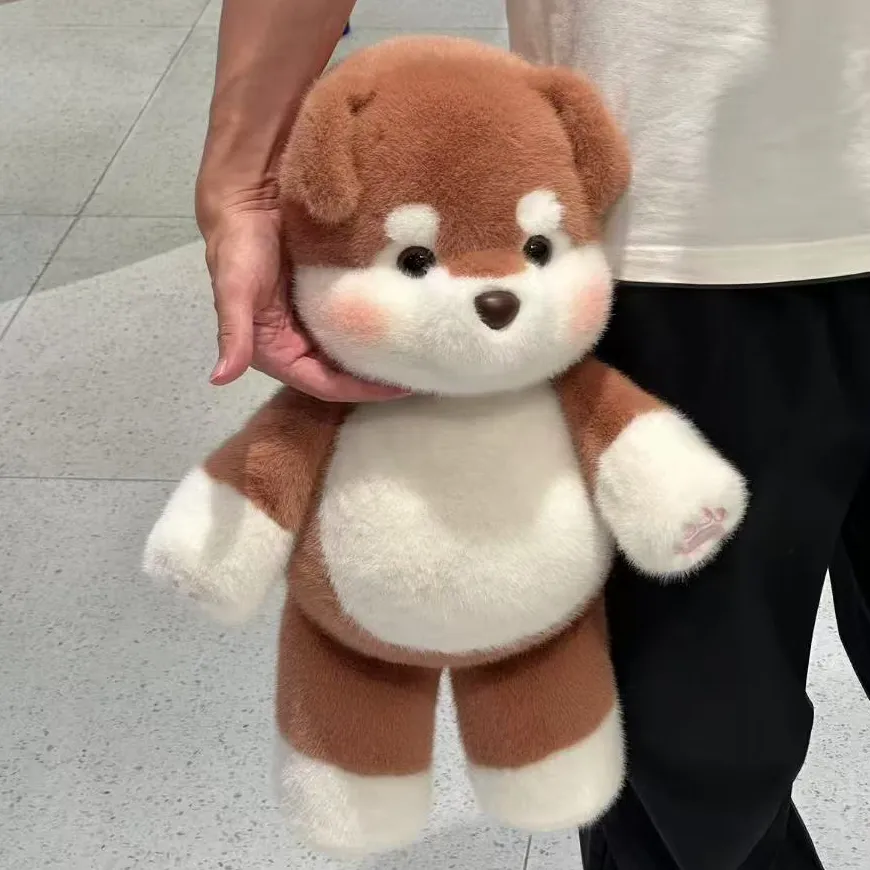 Cute Running Alaskan Malamute Stuffed Animal