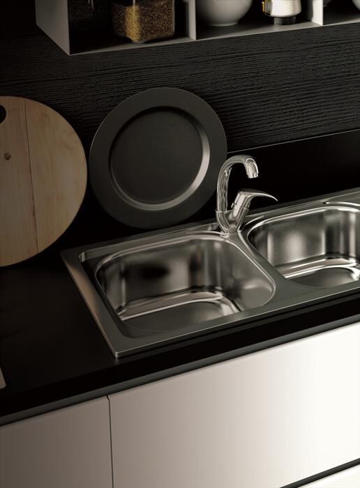 GLEM GAS - Lavello 2 vasche L286X3-inox