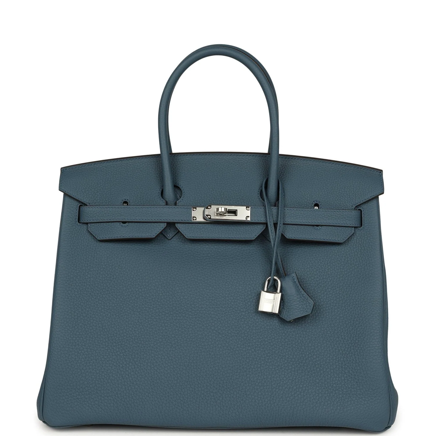 HERMÈS Birkin 35 Bleu Tempete Palladium Hardware