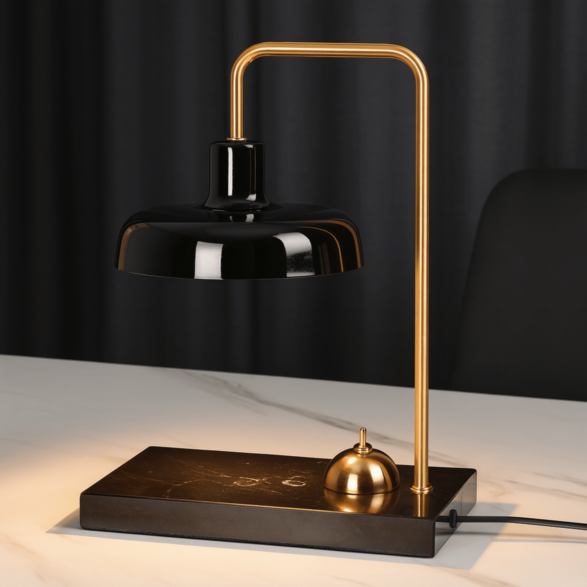 Nordic Marble Warmer Book Lamp