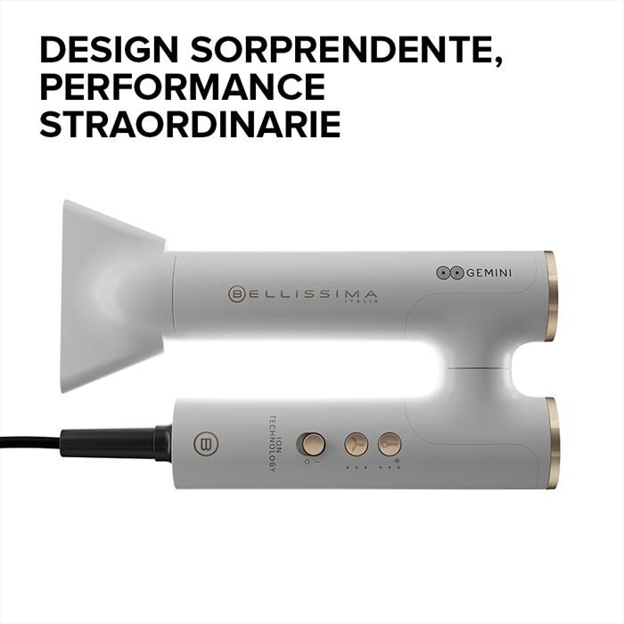 BELLISSIMA IMETEC - ASCIUGACAPELLI GEMINI - 11918