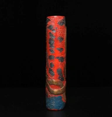 Hu Kaiwen Signed Antique Chinese Red Ink Stick