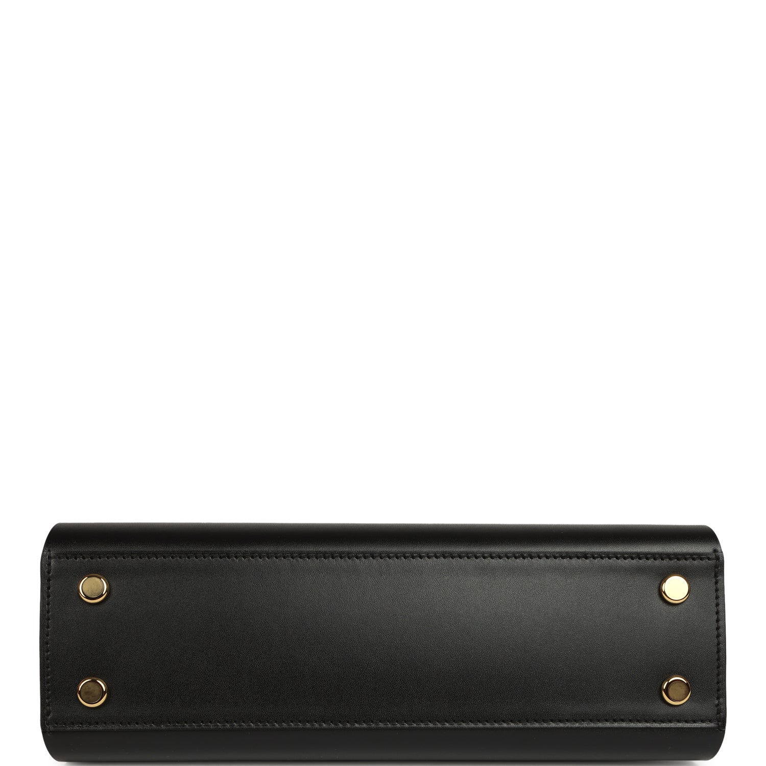 Hermes Tablier Sellier Black Vache Hunter, Swift, Ecru-Black Toile H Gold Hardware