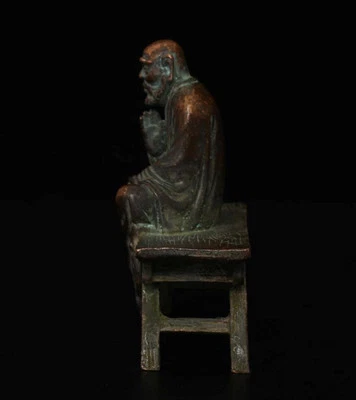 Old Rare Chinese Bronze Statue Buddha