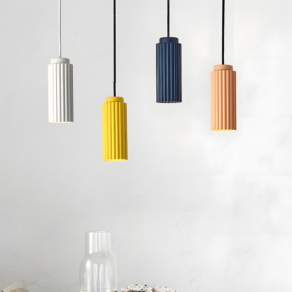 Nordic Single Head Colorful Dining Room Pendant Light