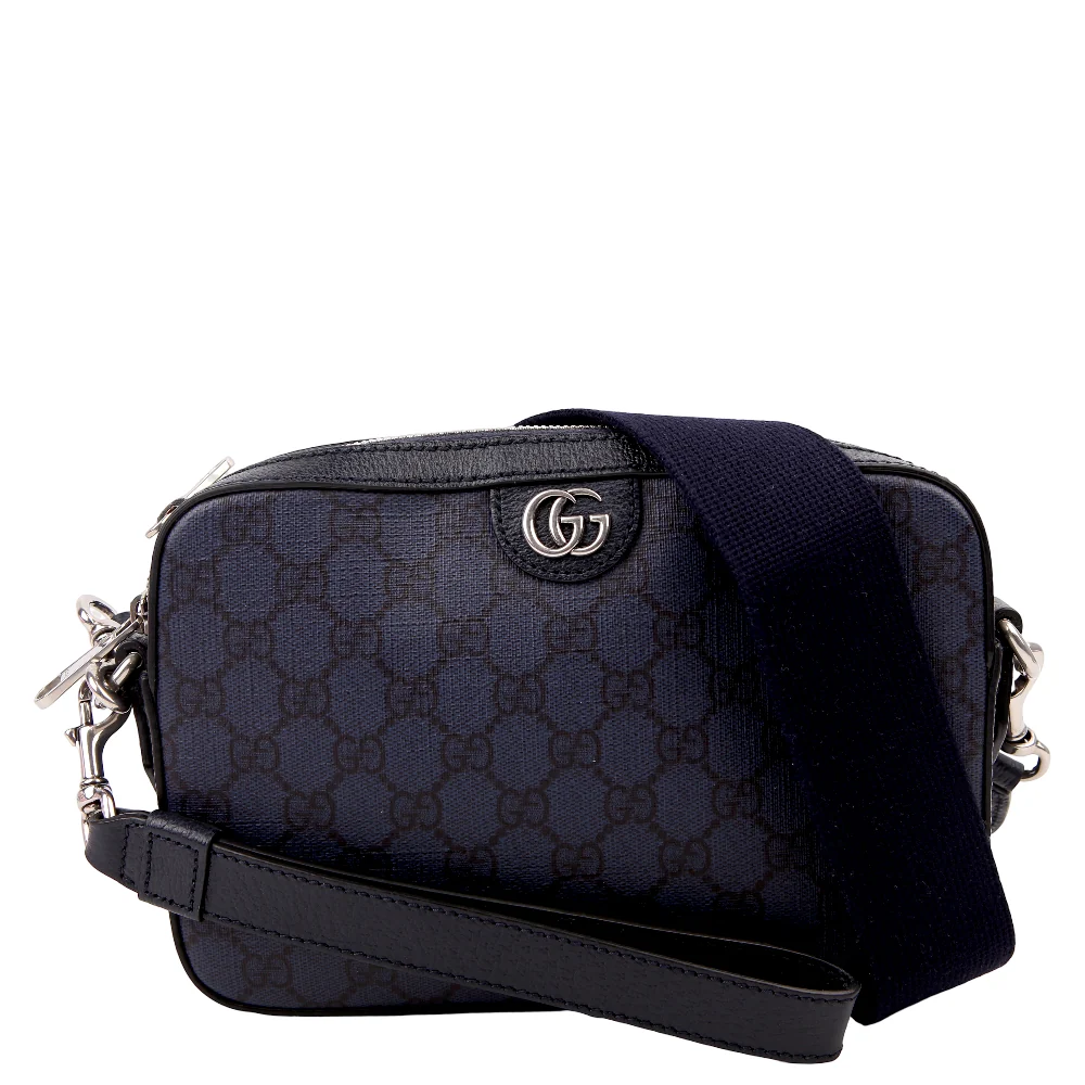 699439 GG Supreme Ophidia Wristlet Crossbody Blue