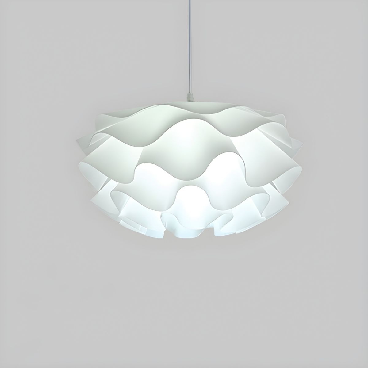 Flower Multi Layers Large Dining Room White Pendant Light