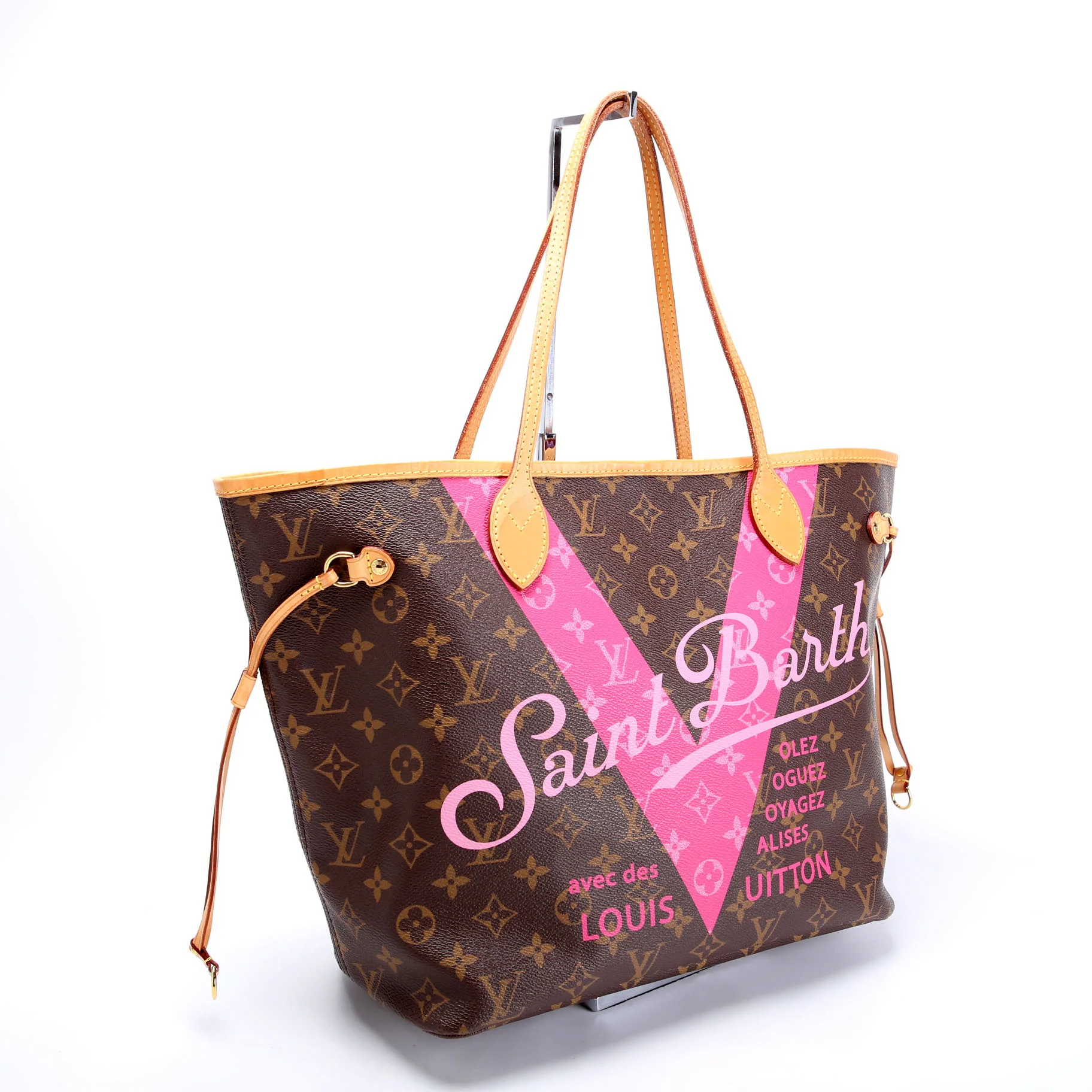 LOUIS VUITTON Neverfull MM Saint Barth V Monogram