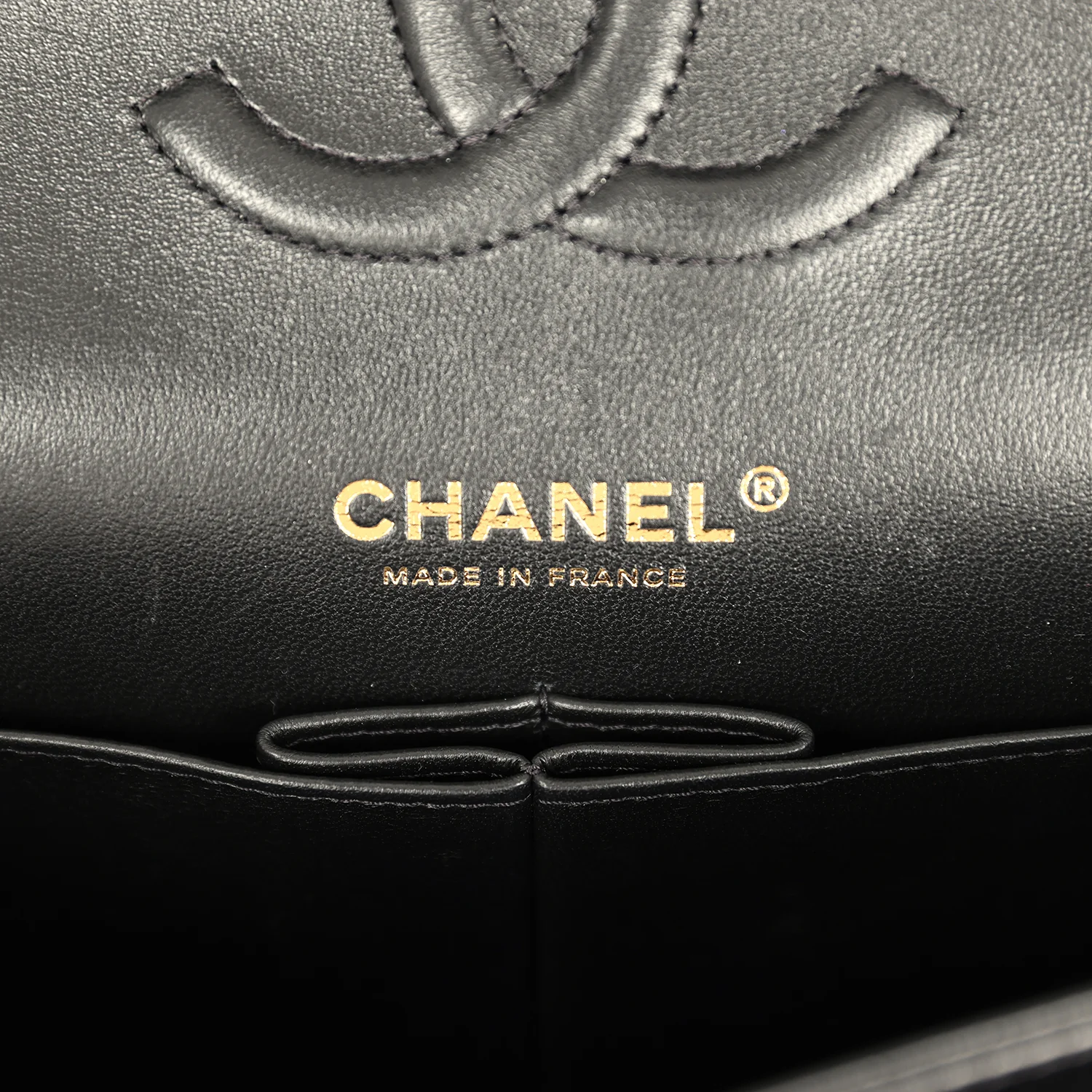 Chanel Medium Classic Double Flap Black Lambskin Rose Gold Hardware