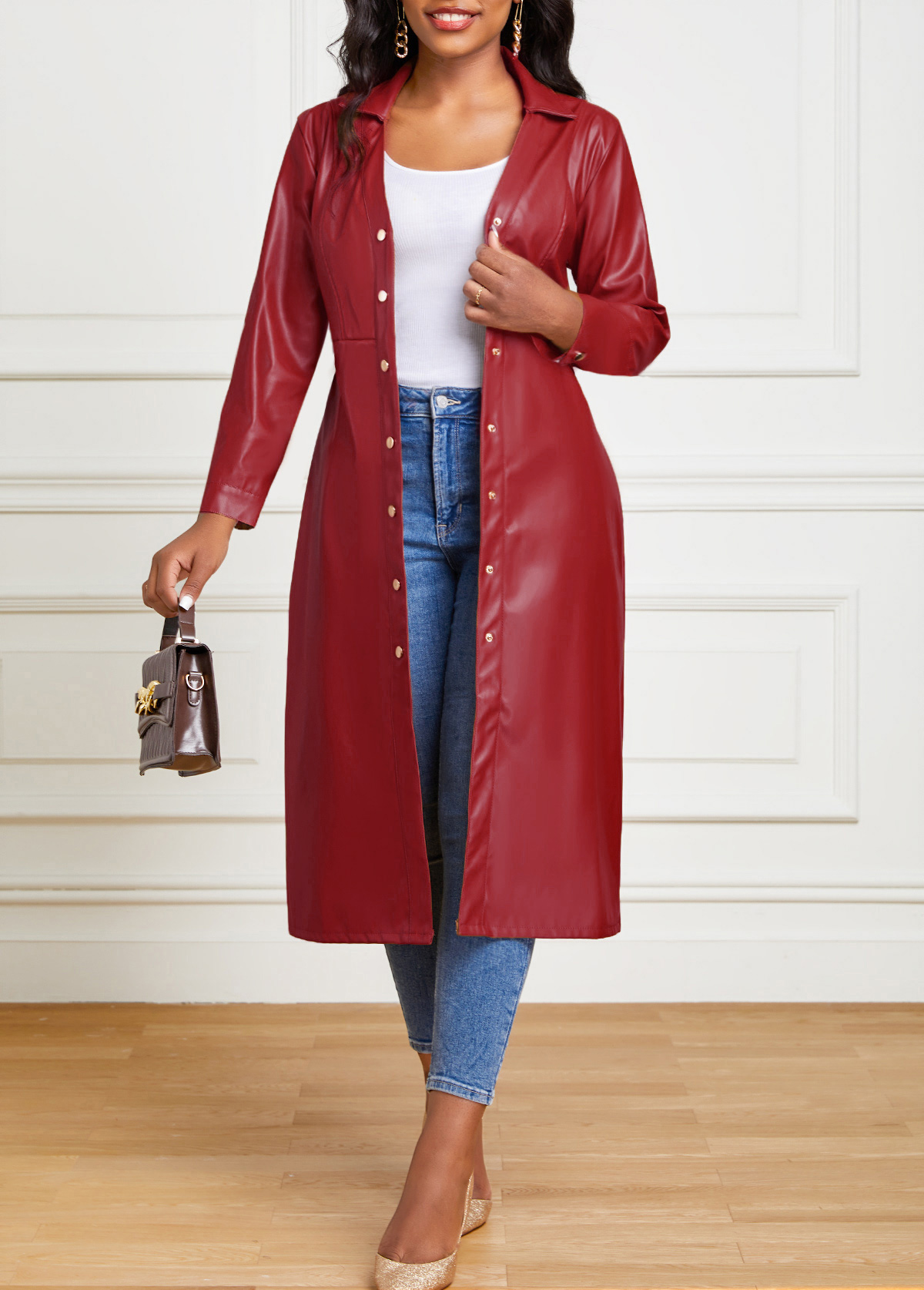 Belted Long Sleeve Bodycon Dress
