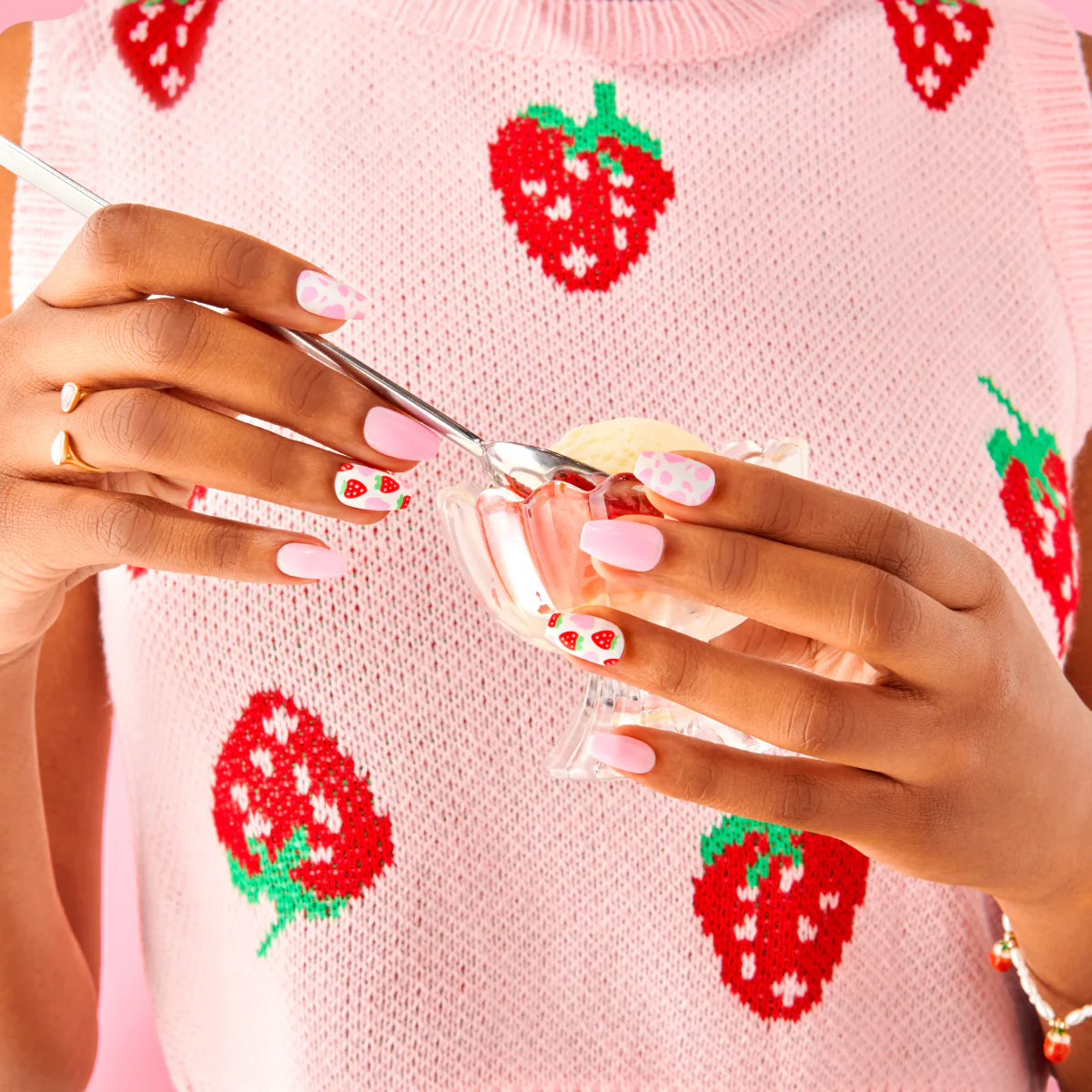imPRESS Design Press On Nails - Sweet Scoops
