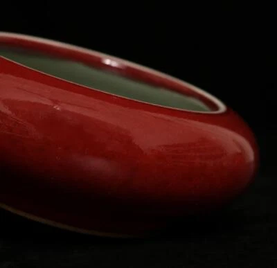 Old Chinese Ru Yao Ru Kiln Red Glaze Brush Washer