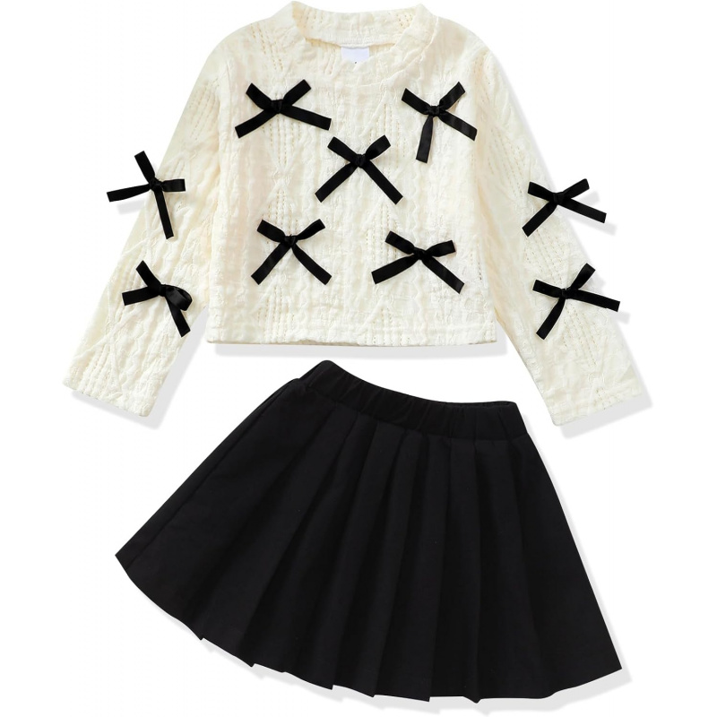 Toddler Baby Girl Fall Winter Skirt Set