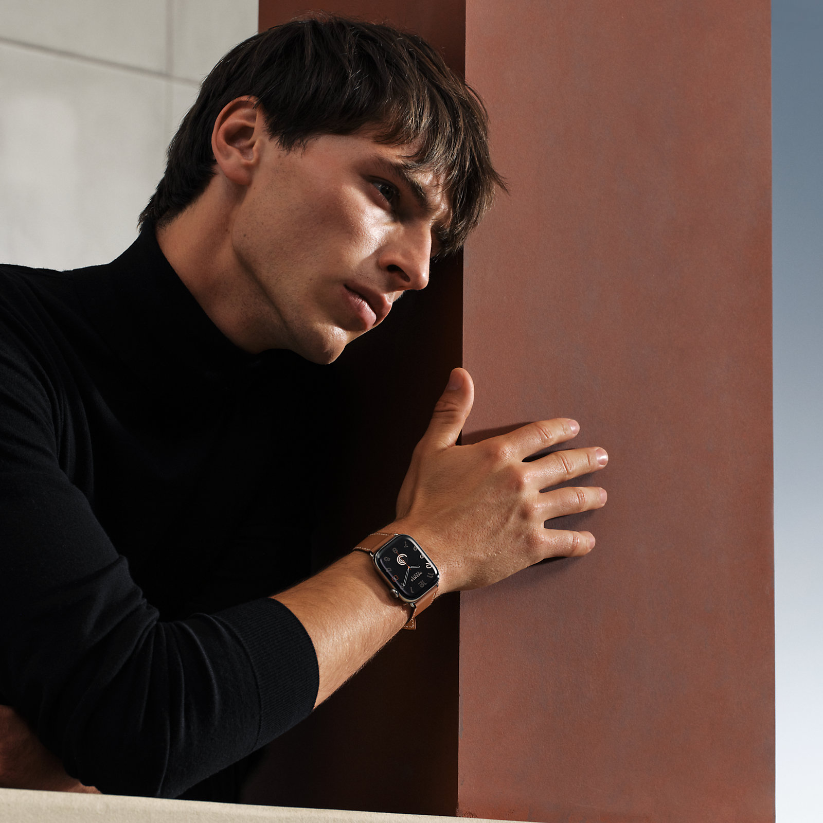 Series 11 case & Band Apple Watch Hermès Single Tour 46 mm