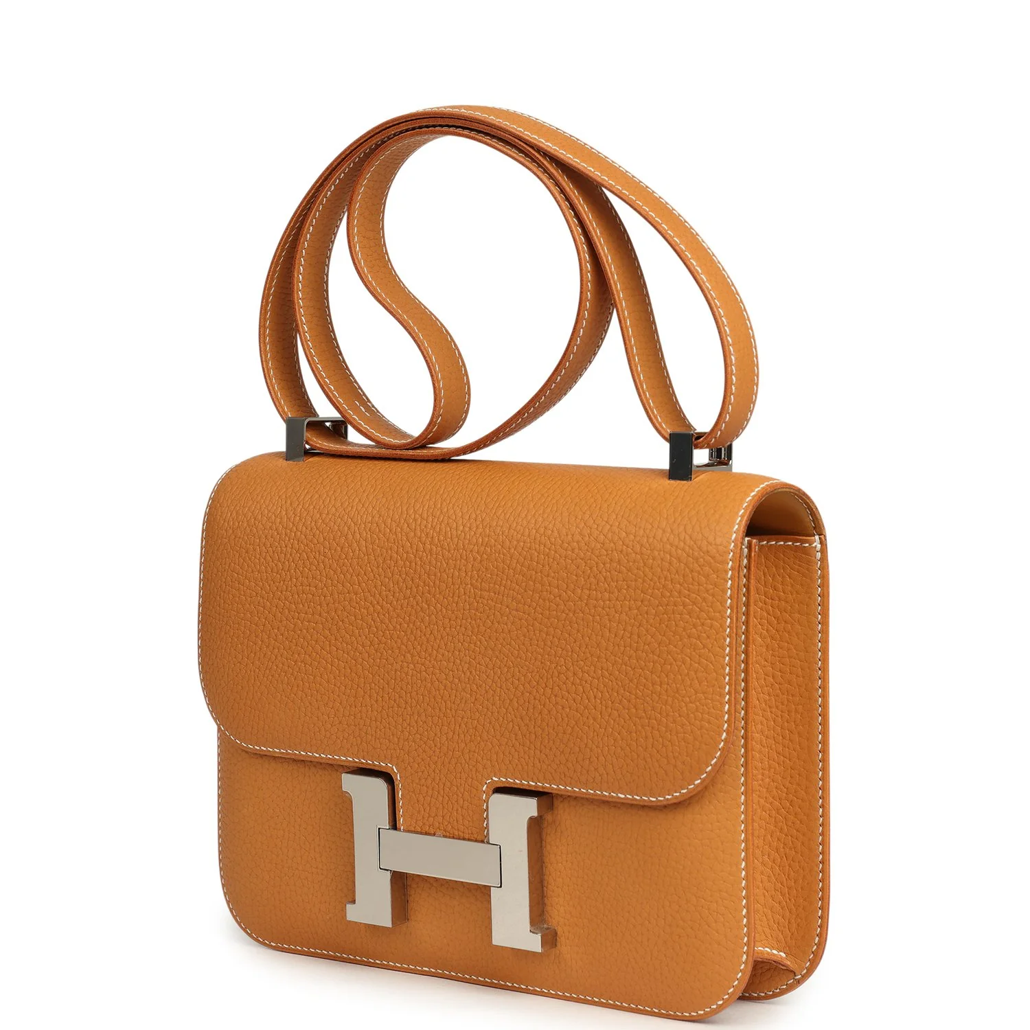 Hermes Constance 24 Naturel Sable Vache Naturel Graine Palladium Hardware