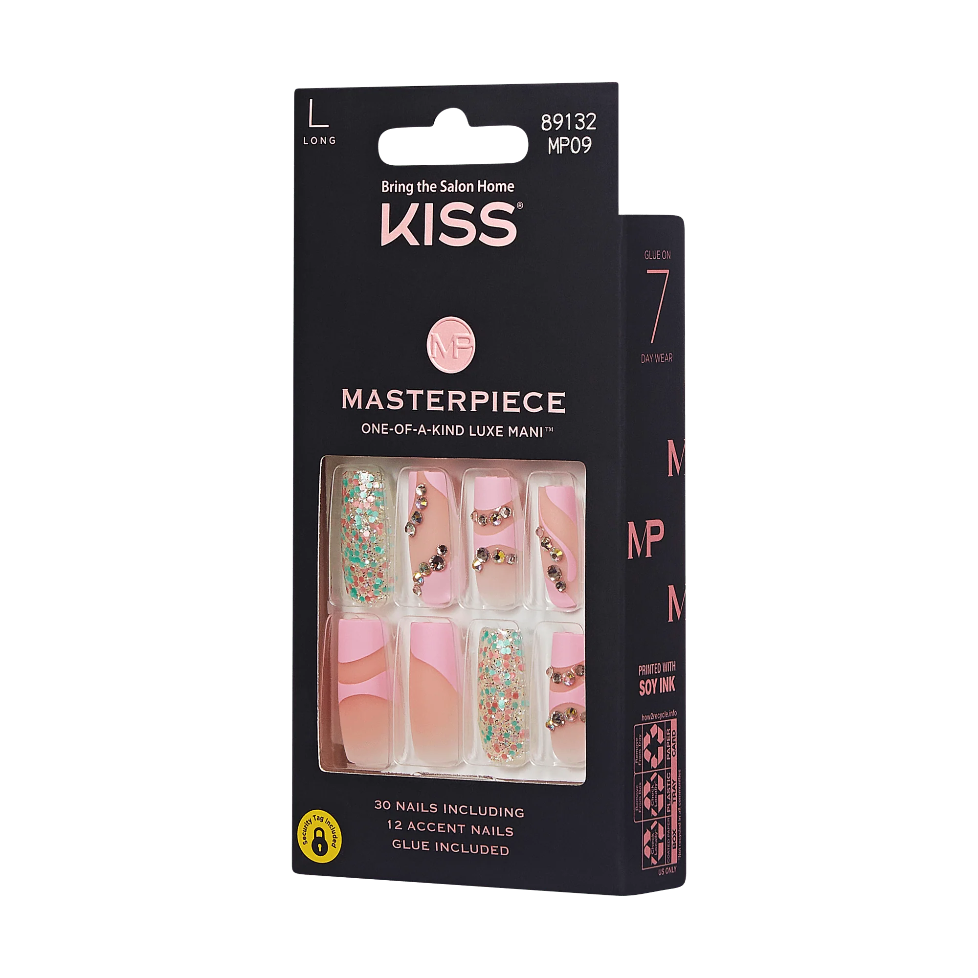 KISS Masterpiece Press On Glue Nails - Sweetest Pie