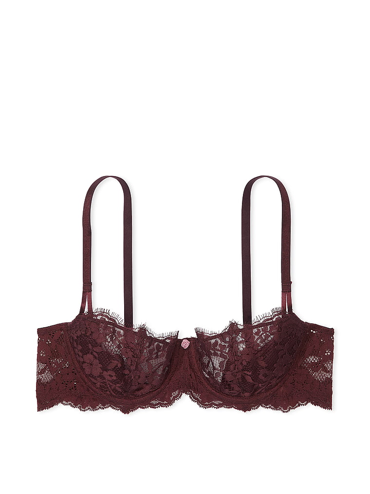 Dream Angels Wicked Unlined Lace Balconette Bra Lace