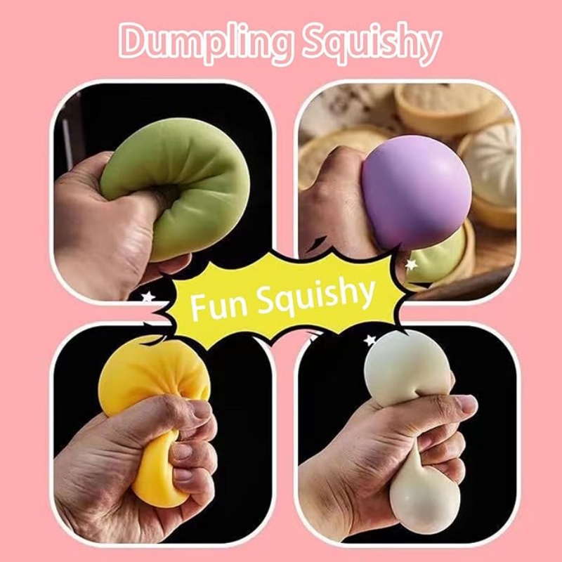 SQUISHPOP Dumpling Squishy Stress Balls