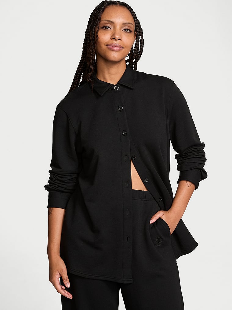 Victoria's Secret Brushed Modal Fleece Oversized Shirt