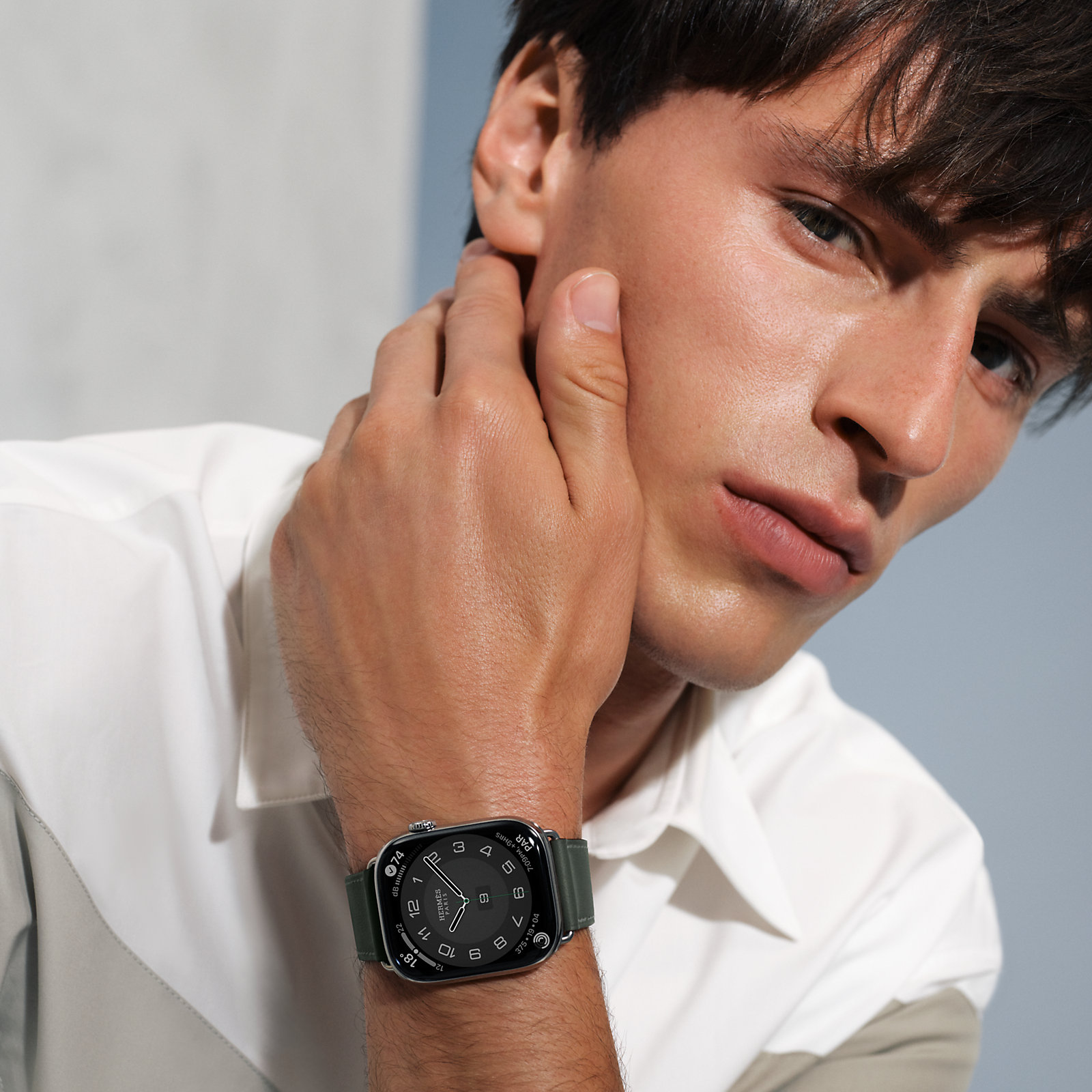 Series 11 case & Band Apple Watch Hermès Single Tour 46 mm