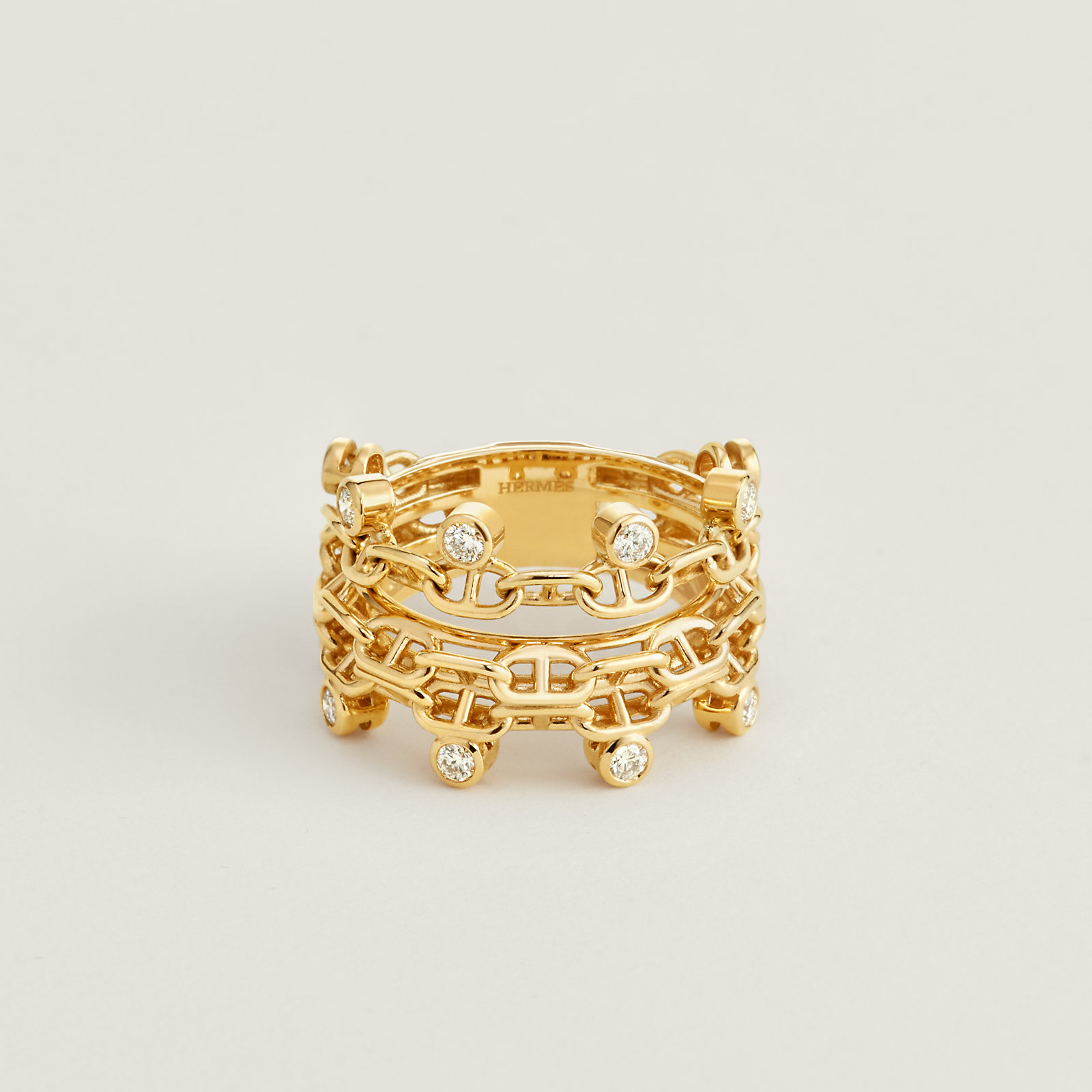 Chaine d'ancre Calypso ring, medium model