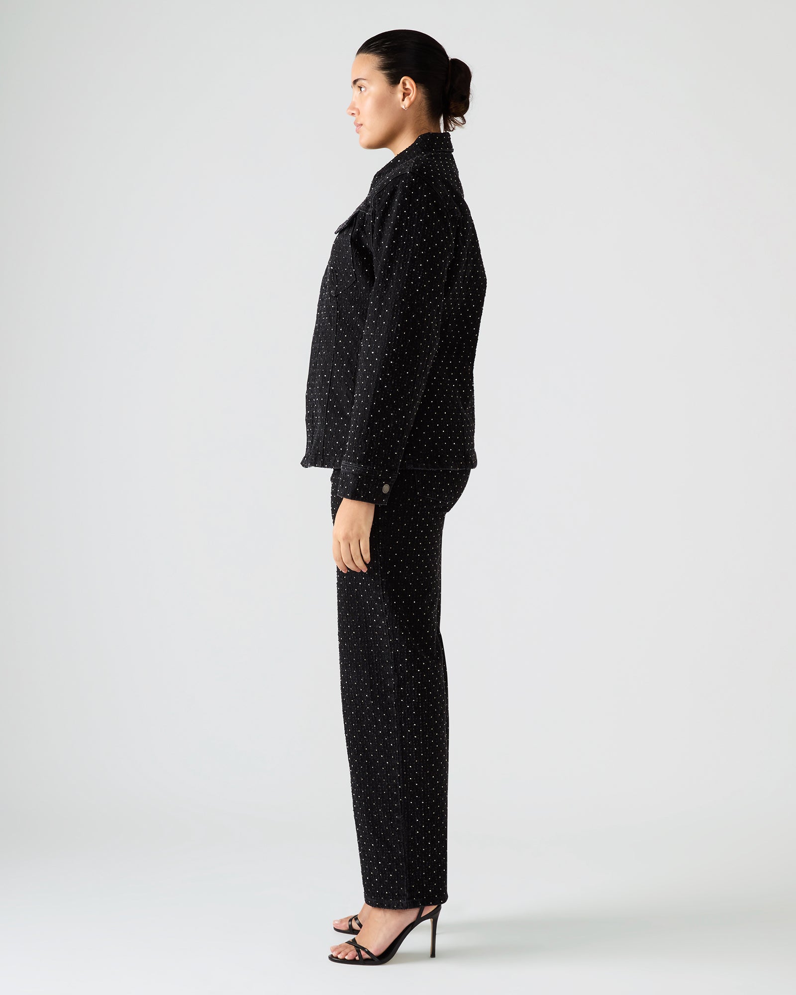 Avaline Crystal Jean Black