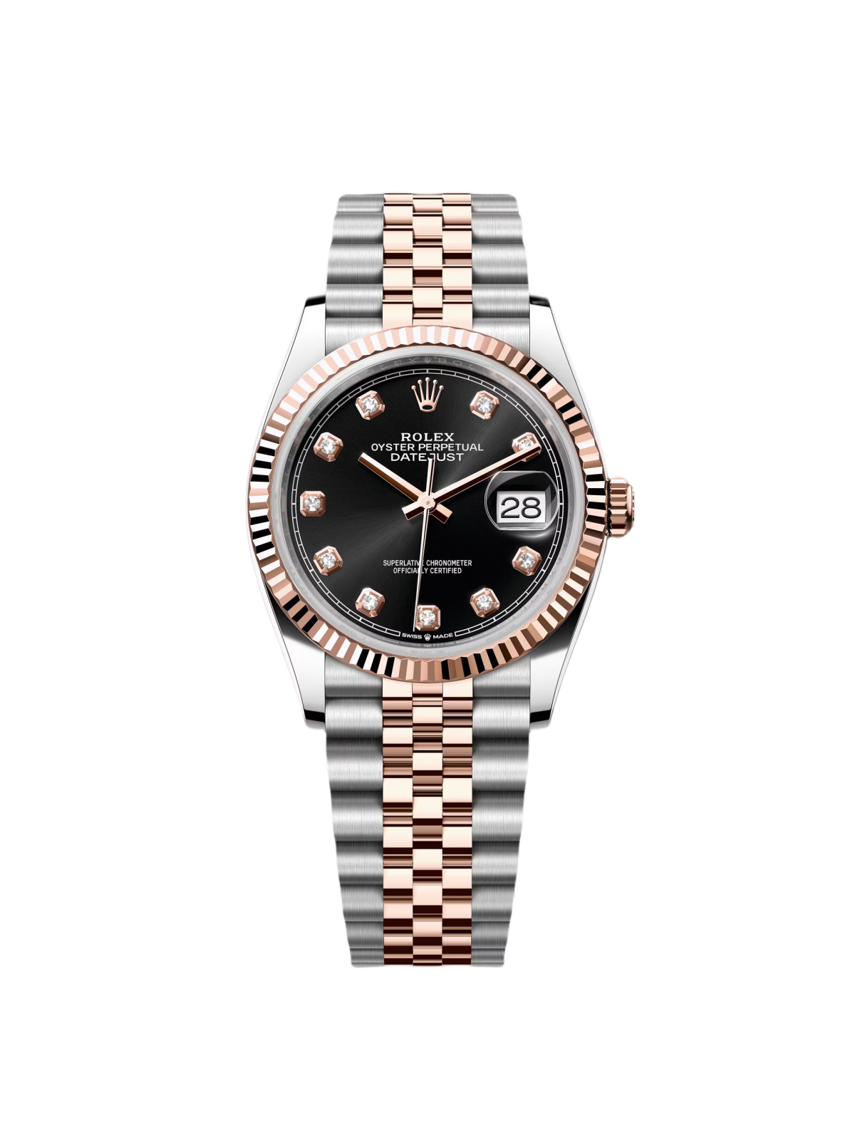 RLX  Datejust 36mm 126231 Black Dial 36mm Oyster Bracelet