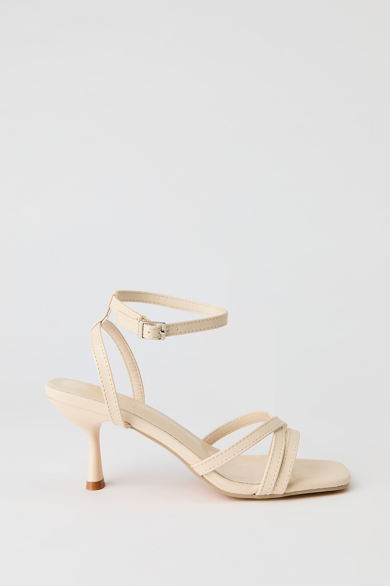 Strappy Ankle Strap Kitten Heel