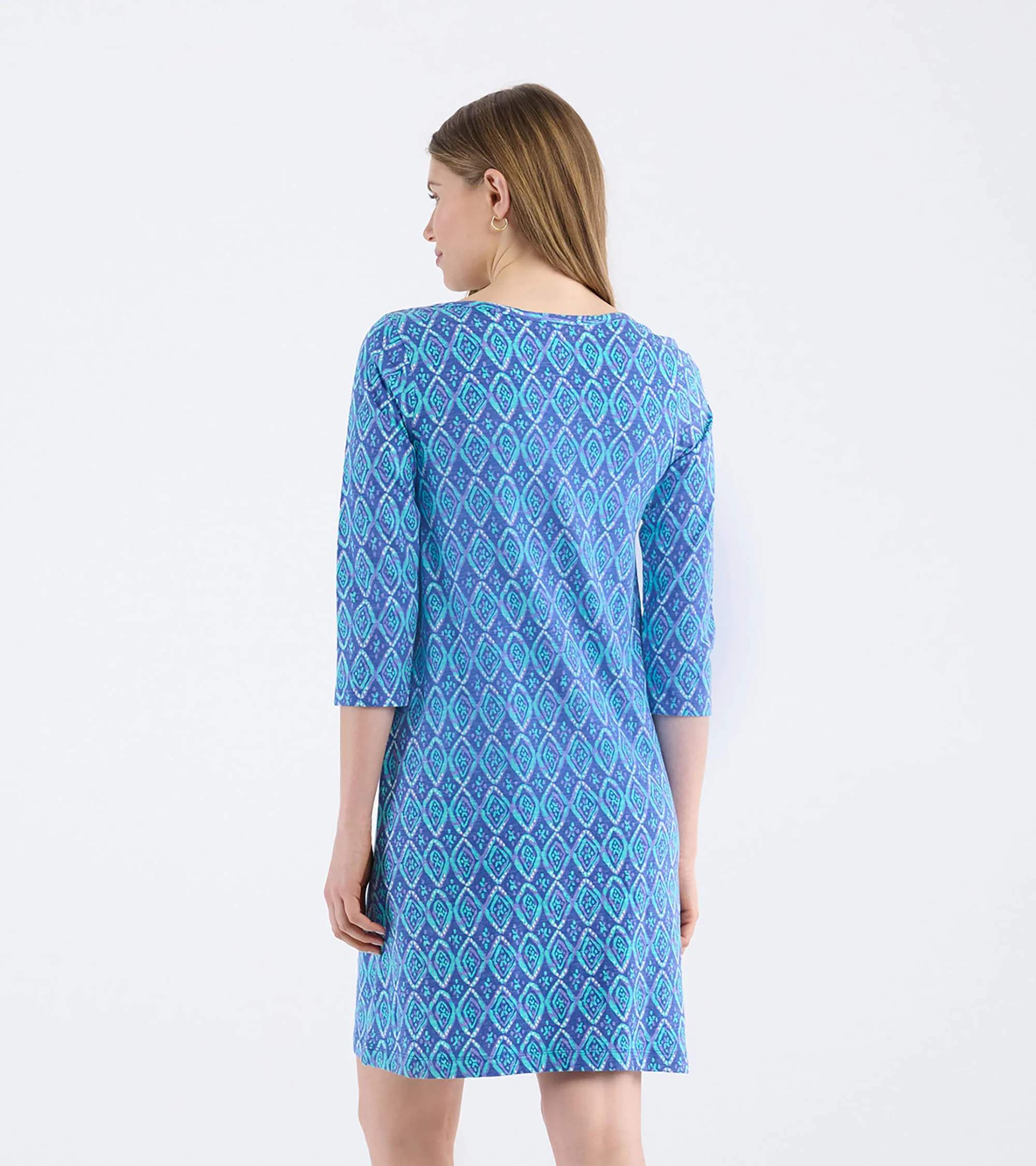 Women's Painted Diamonds Bateau Dress