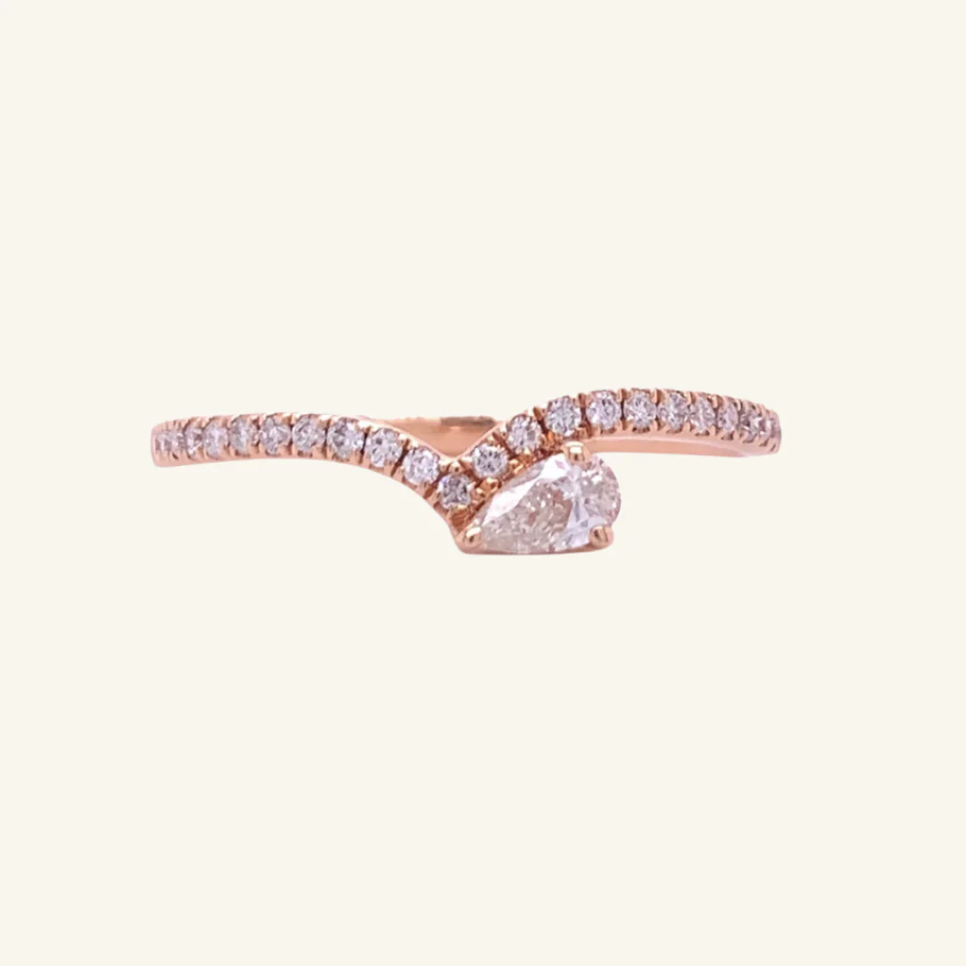 Drew Diamond Drop Ring