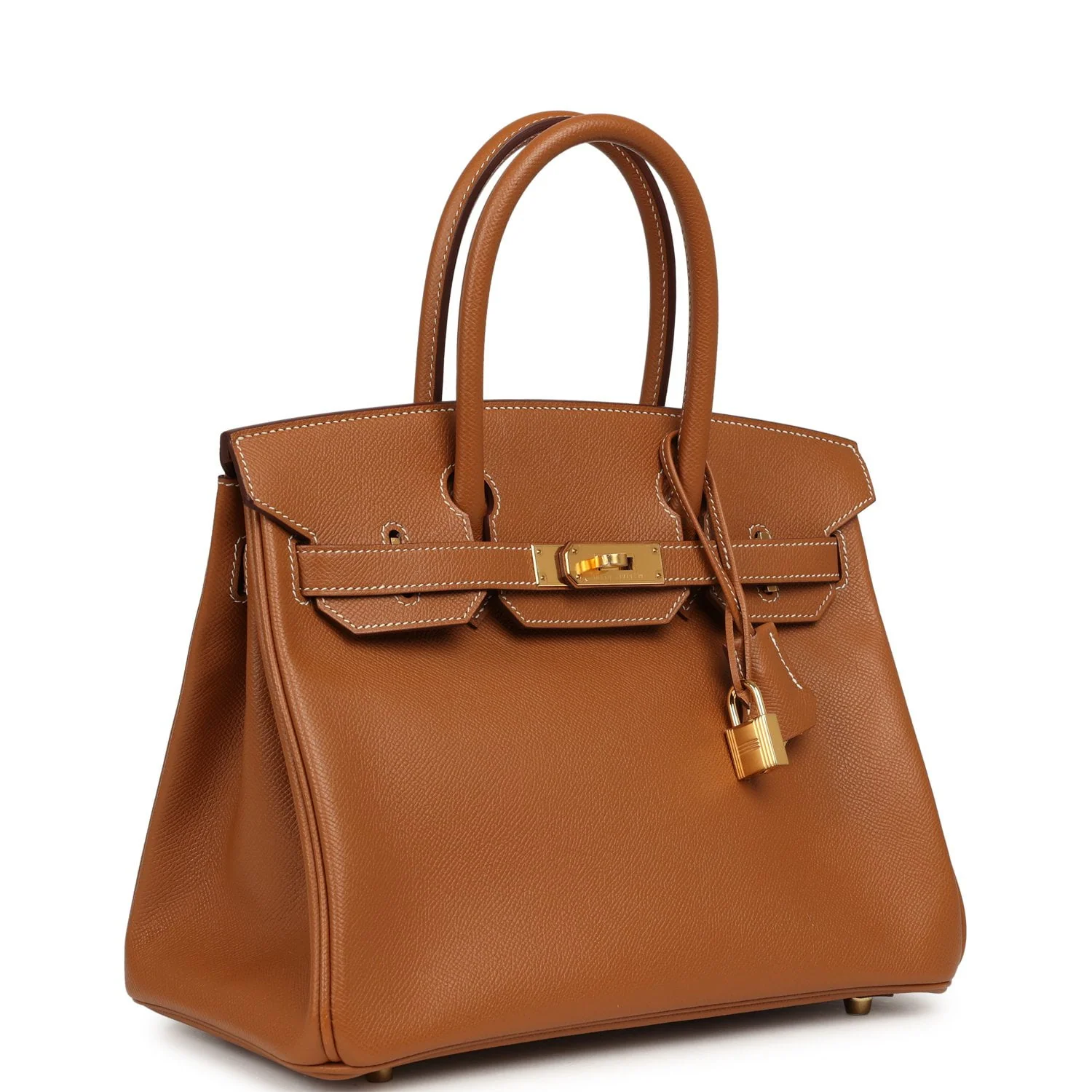 HERMÈS Birkin 30 Gold Epsom Gold Hardware