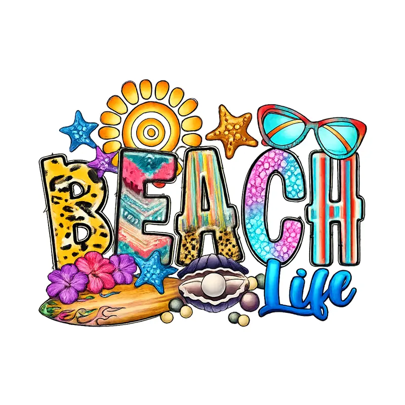 （Exclusive to Live Streams）Heat Transfer Design, Heat Transfer Elements (PNG), Heat Transfers for T-Shirts-1PCS