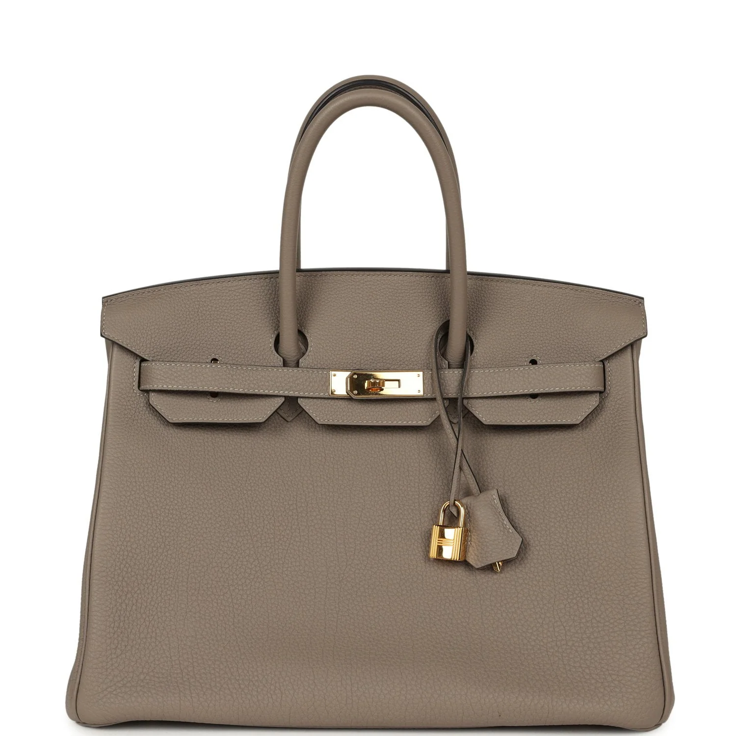 HERMÈS Birkin 35 Gris Asphalte Togo Gold Hardware